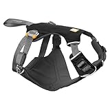 Ruffwear Hunde-Autogeschirr, Sehr kleine Hunderassen, Größenverstellbar, Größe: XS, Schwarz, Load Up Geschirr, 3060-001S1