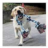 DIY House Hundespielzeug aus Seil für Starke große Hunde, 91 cm, 5 Knoten, Seil für Aggressive Kauen, interaktives Seil für große Hunderassen